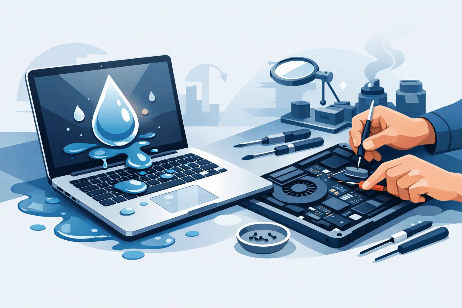 MacBook Liquid Damage Repair Dundee Explained